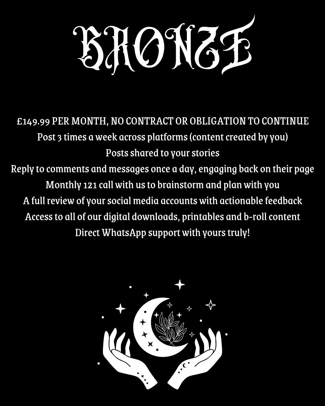 Social Media Support Package