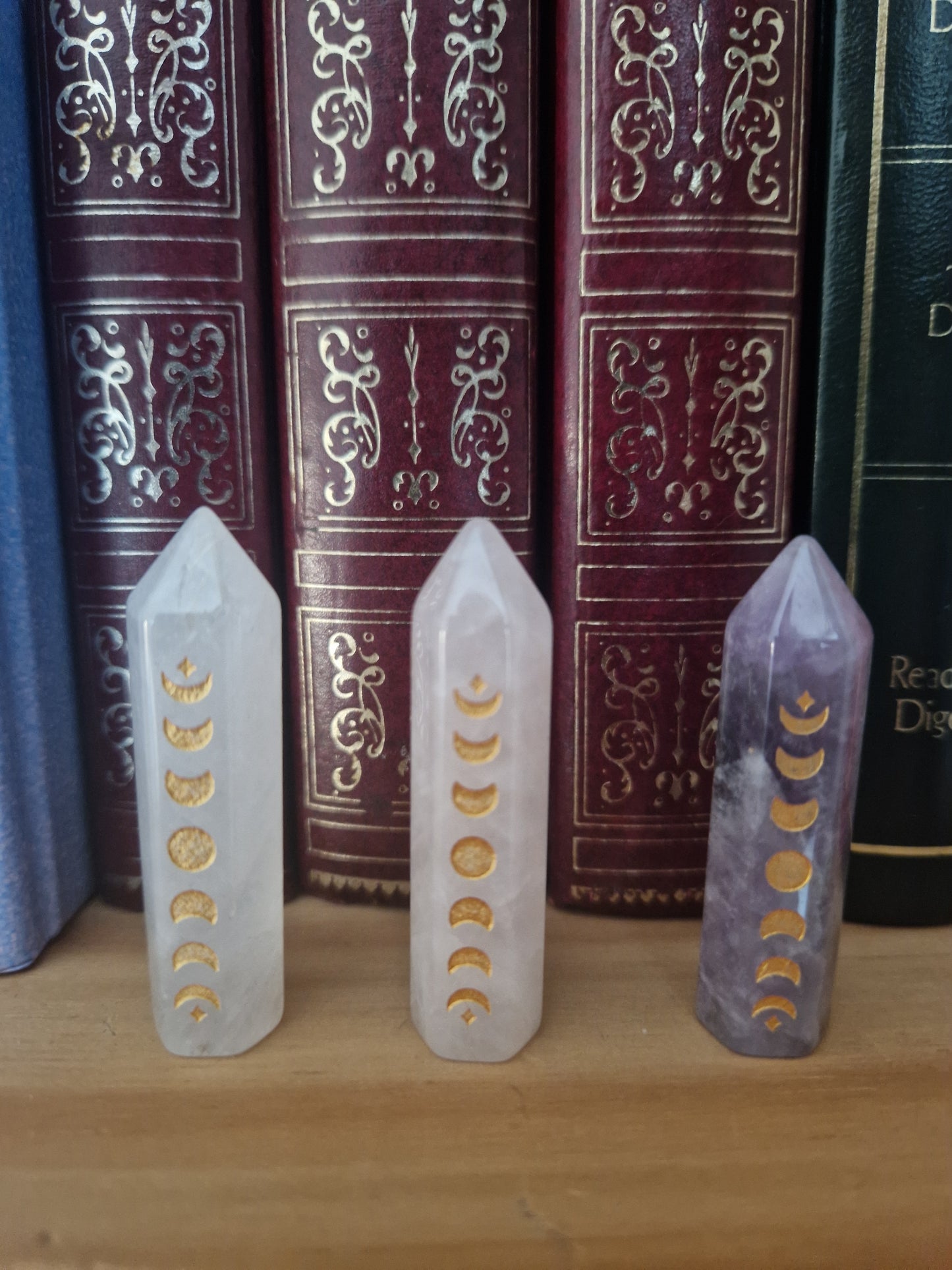 Mini Moon Phase Crystal Point