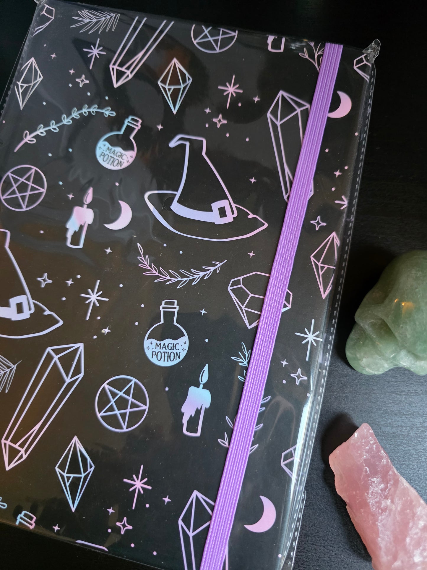 Crystal Witch Print A5 Notebook