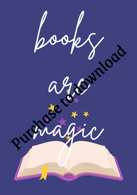 Books Are Magic Digital Art