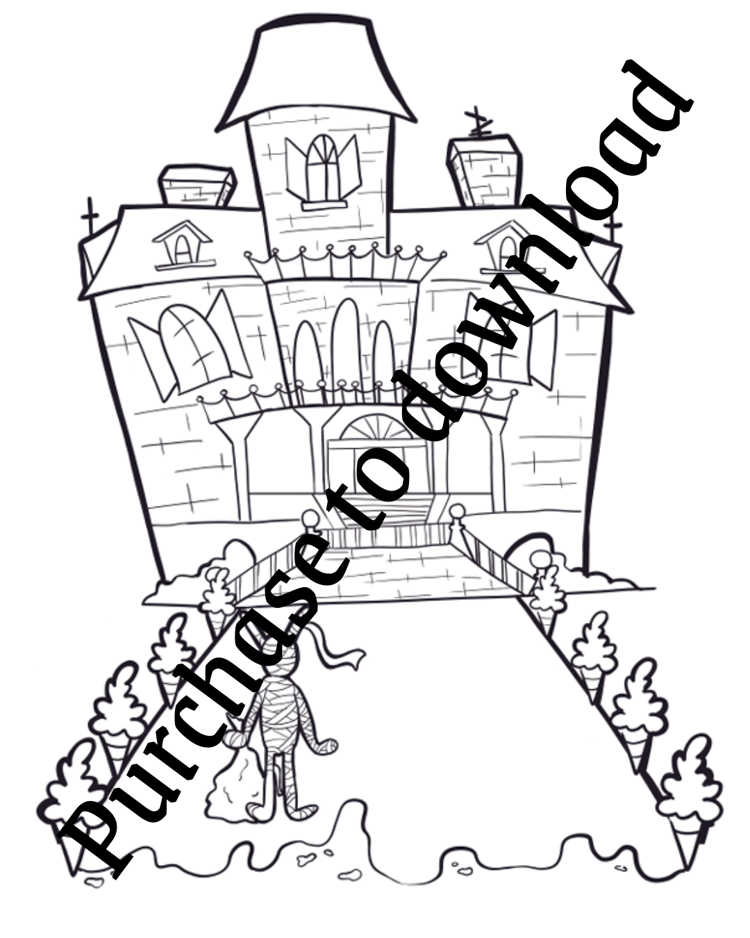 Sweetie Bear Halloween Colouring Sheet Download