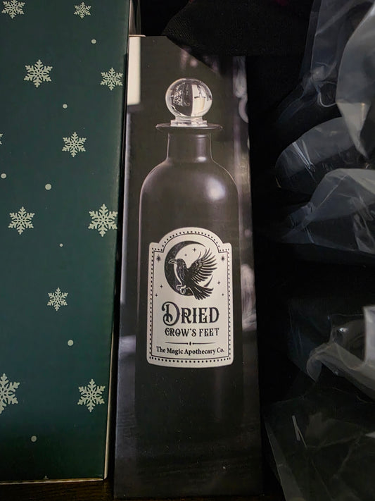 Dried Crow's Feet Decorative Bottle