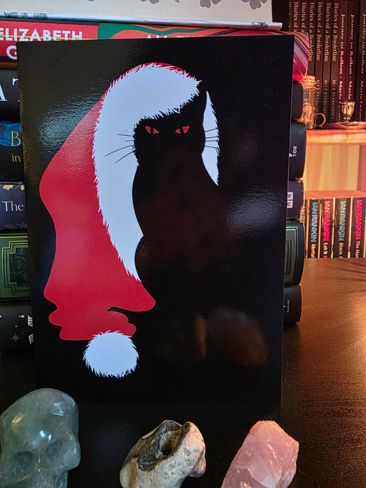 Santa Cat Large Holiday Card