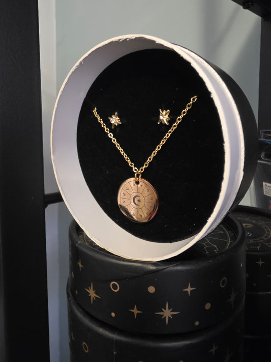 Astrology Earring & Necklace Set