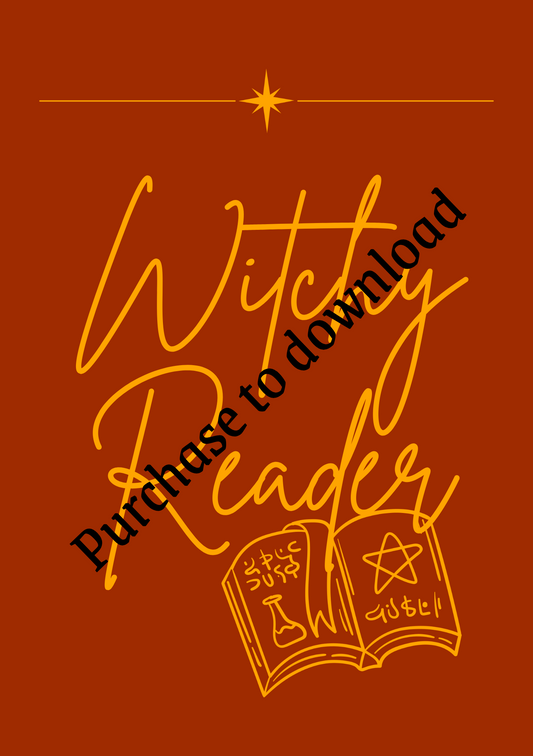 Witchy Reader Digital Art