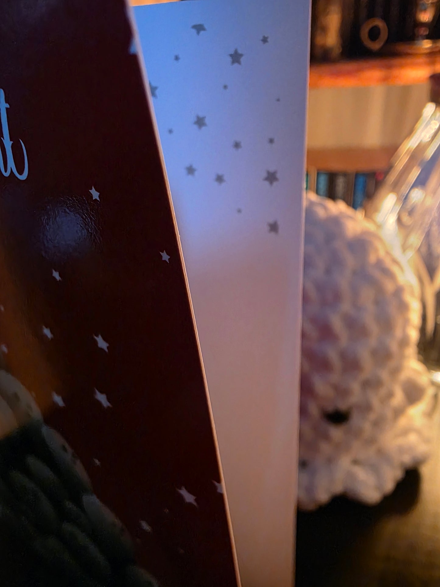 Spirits Bright Ghostly Christmas Card