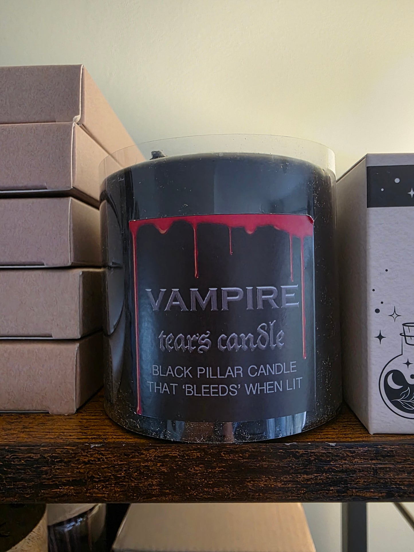 Vampire Tears Pillar Candle