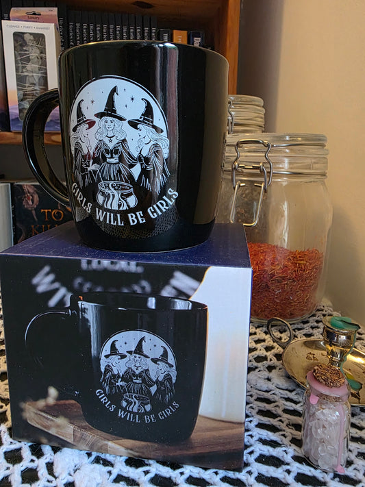 'Girls Will Be Girls' Witchy Mug