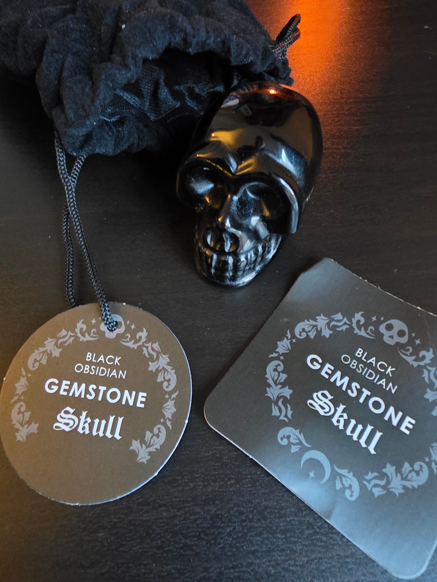 Obsidian Crystal Skull