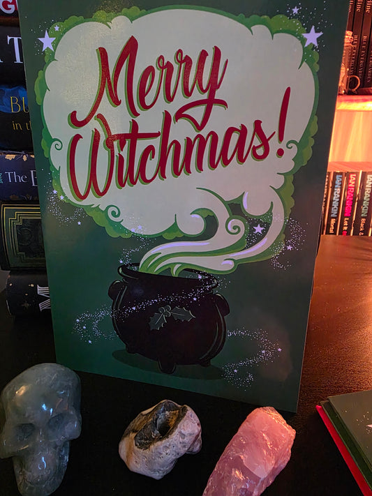 Merry Witchmas Christmas Holiday Card