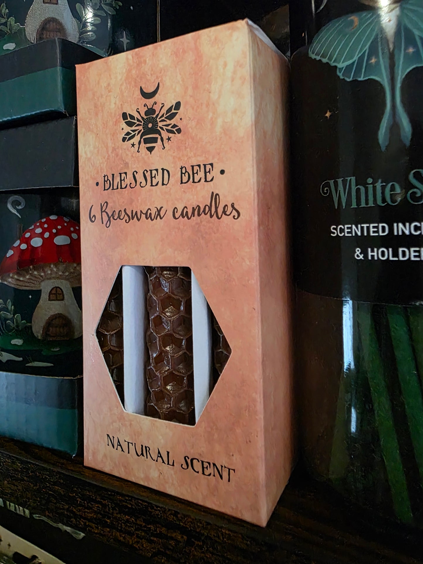 Brown Beeswax Candles