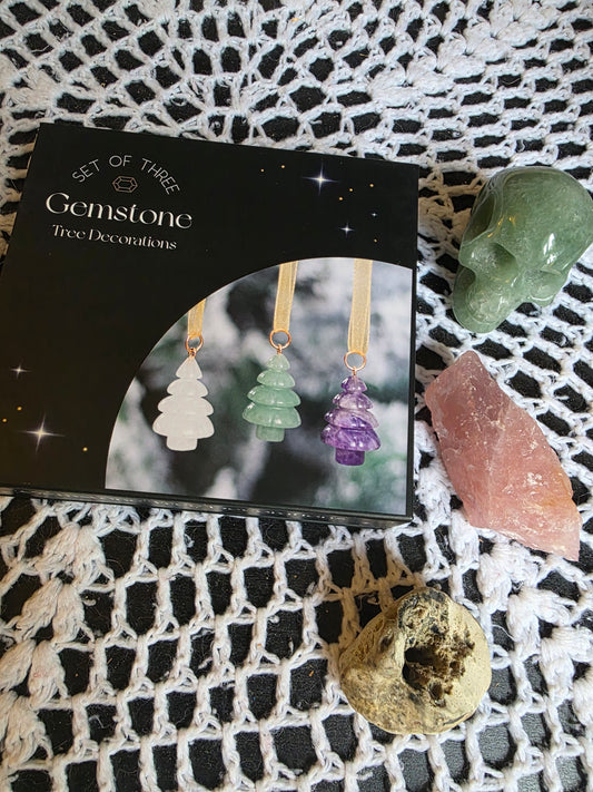 Gemstone Tree Decoration Set