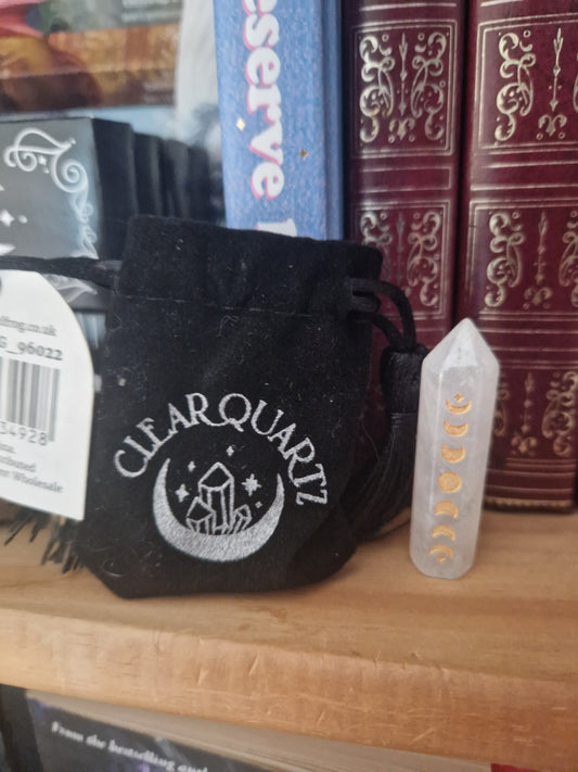 Mini Moon Phase Crystal Point