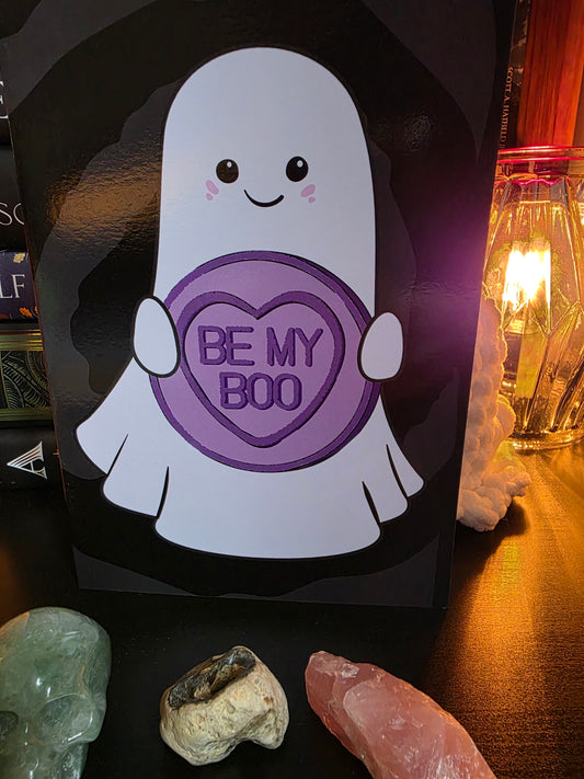 Be My Boo Valentine's Card